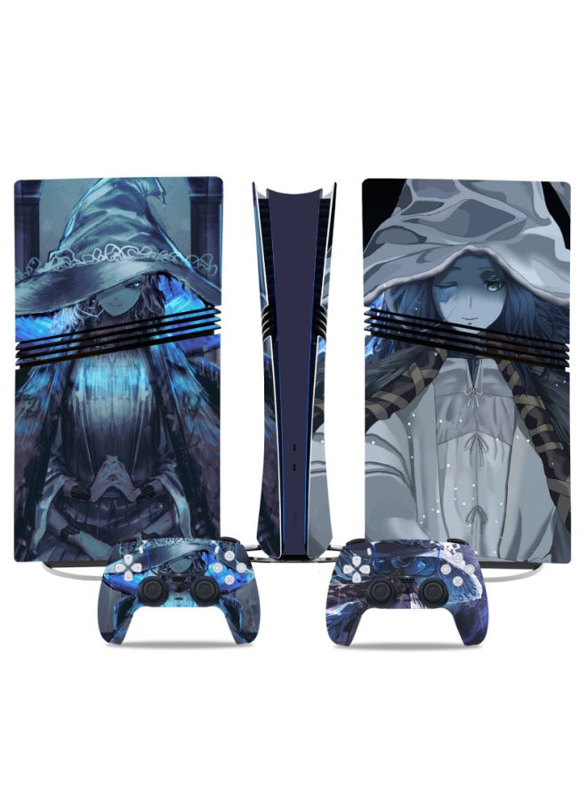 General PS5 Pro Game Console Sticker Digital Version Of The Main Machine Sticker Handle Protective Film PS5 PRO Accessories-Color:TN-P5PDigital-0185  - Image 1