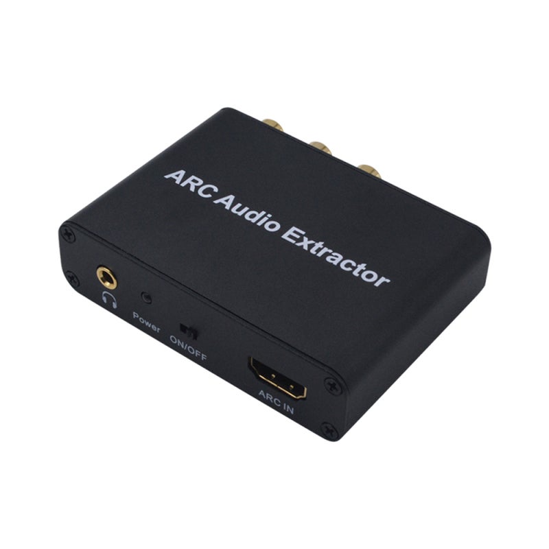 محول HD ARC يدعم إخراج صوتي 5.1 قناة - مستخرج صوت ARC بتردد 192 كيلوهرتز مع واجهات متعددة للإخراج المتزامن للمسرح المنزلي - Image 2