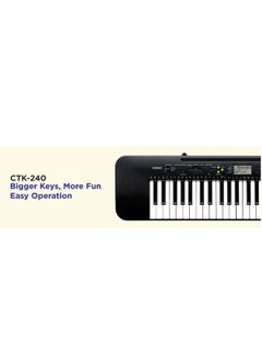 CASIO CTK-240 Standard Electronic Keyboard 49 Standard Size Keys (Include Power Adaptor)  - Image 4