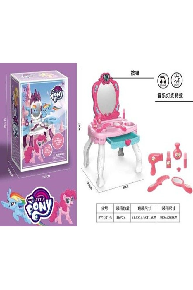 ماي ليتل بوني تسريحه يونيكورن 8 قطع -صوت-ضوء+3 سنوات -BY1001-5