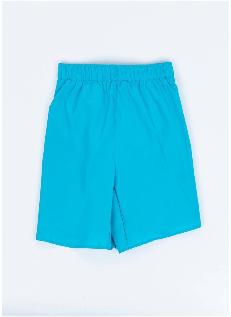 OLAIAN OLAIAN by DECATHLON, Boy’s swim shorts - 100 sky blue  - Image 3