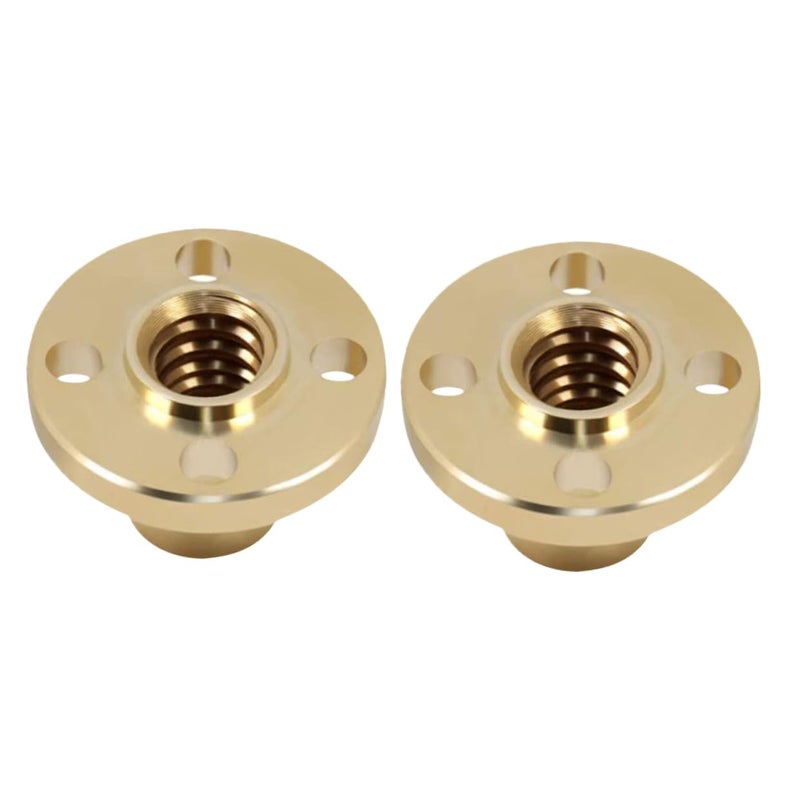 2Pcs High Precision Trapezoidal Nut for Printer Stepper Motor and Machine Tool Rails - Image 2