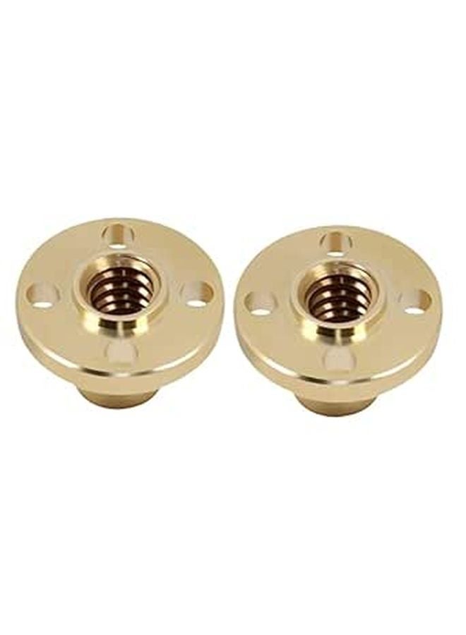 2Pcs High Precision Trapezoidal Nut for Printer Stepper Motor and Machine Tool Rails - Image 1