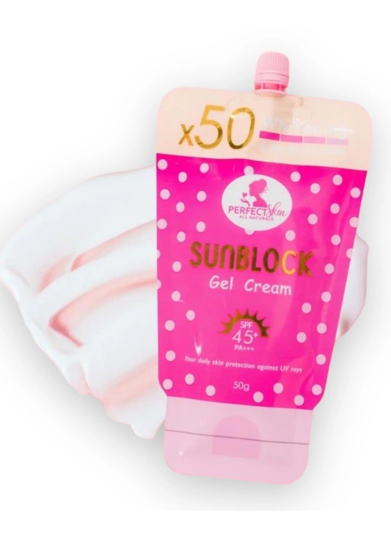 Perfect Skin Perfect skin new packing sunblock 50g spf45  - Image 1