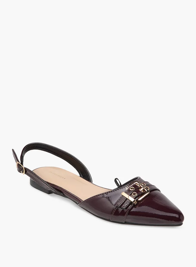 Flora Bella By Shoexpress Women Pointed Toe Shoes with Buckle Closure
