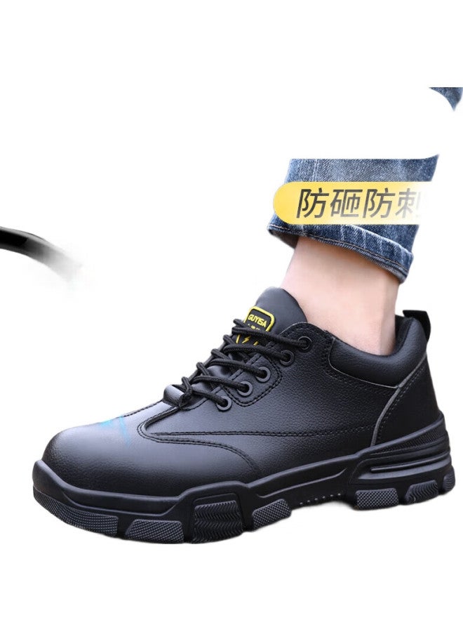 JUNBU Safety Shoes For Men, Electrician Insulated Anti-Smashing Anti-Puncture Plastic Toe Cap Work Boots 2165Kv Size 41 - Image 1