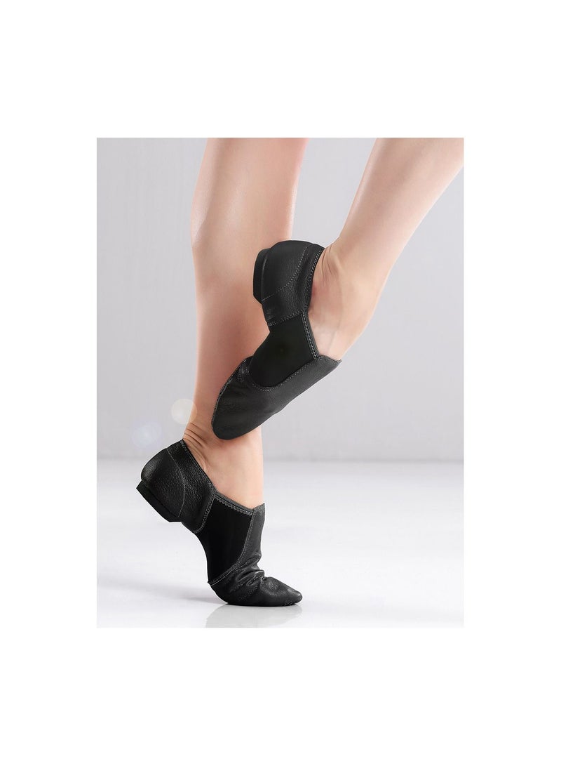 Loquat Women Soft Sole Training Dance Shoes Black 