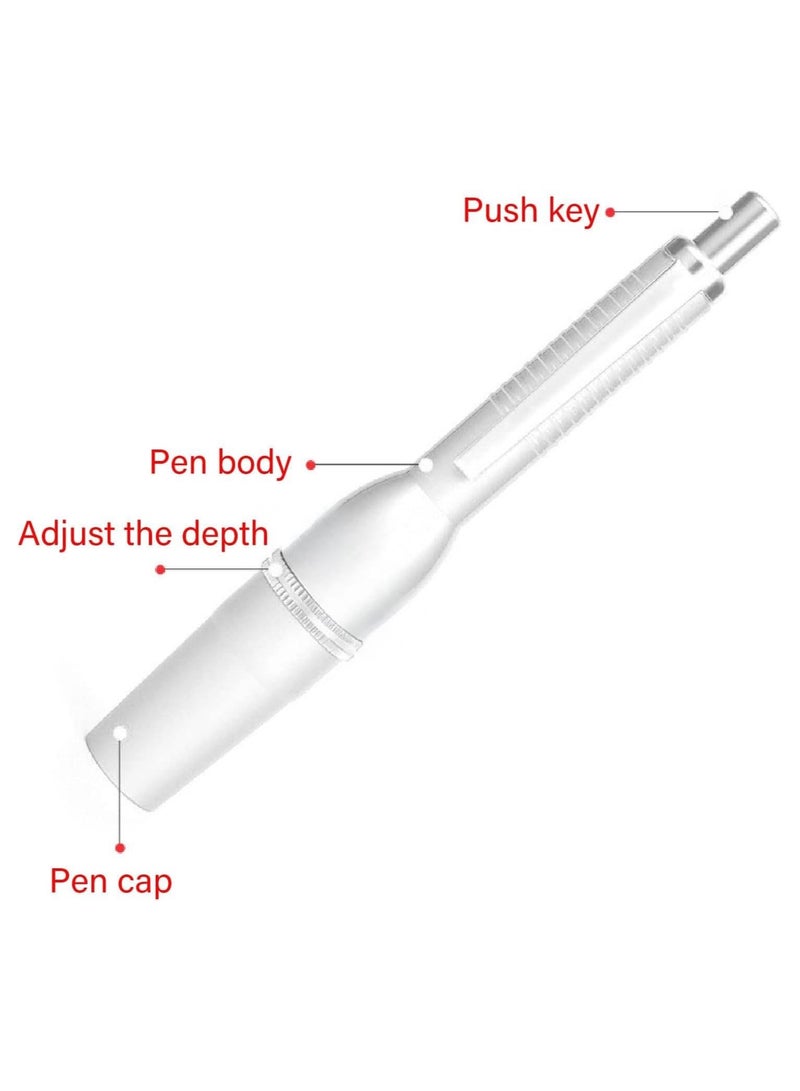 قلم لانسيت الدم مصنوع من خليط معدني من الالومنيوم لاخذ عينات الدم المنزلية لمراقبة نسبة السكر في الدم والحجامة ومراقبة نسبة السكر في الدم - Image 3