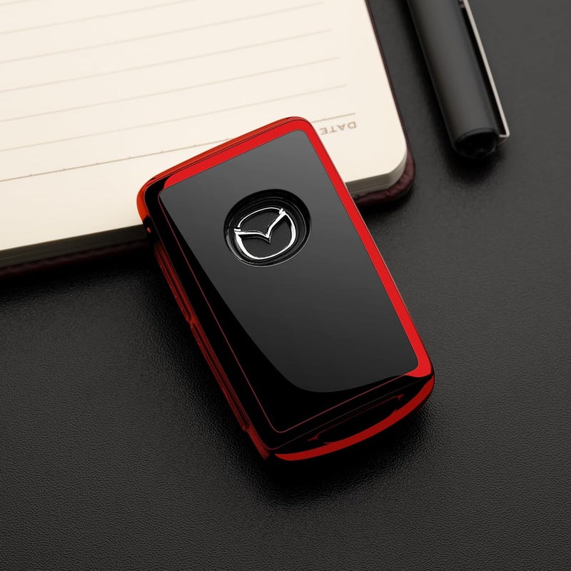 Tengare Red Key Fob Cover for Mazda - Image 3