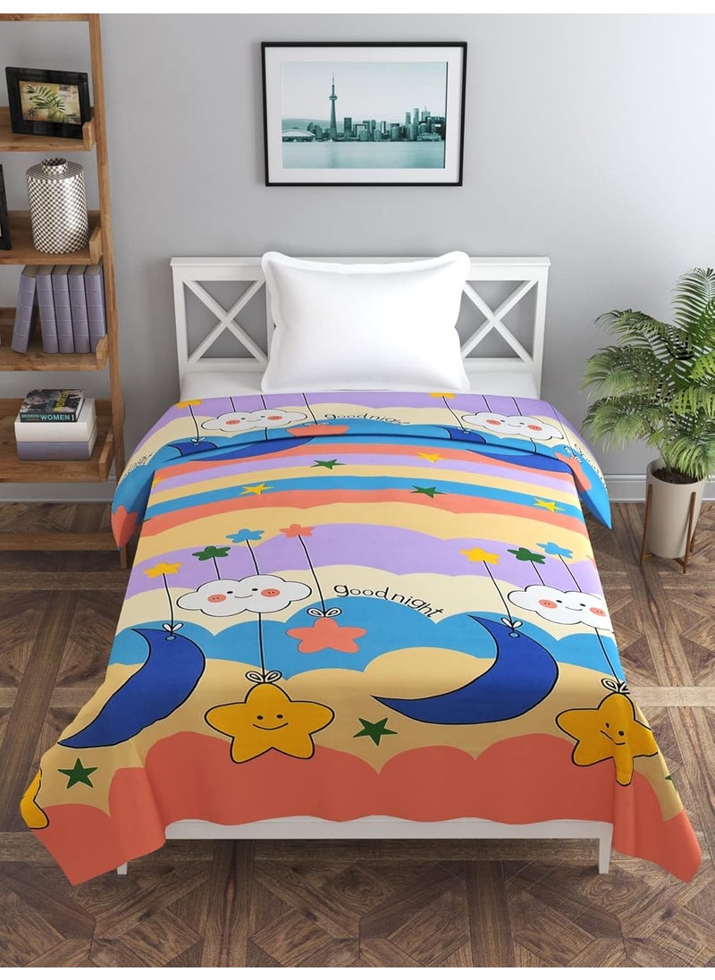BREVARD BREVARD Glacecotton Single Duvet CoverRajai CoverBlanket Cover with Zipper 60 x 90 Inches Multicolor  - Image 2