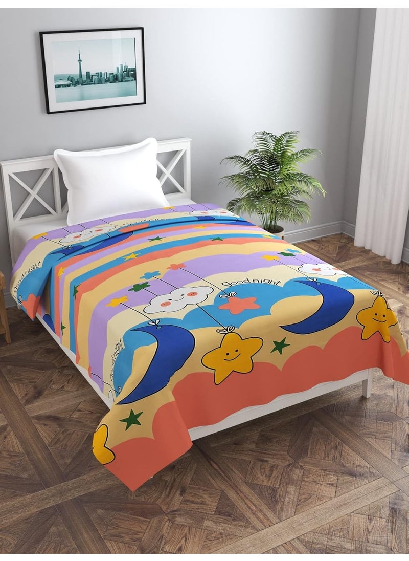 BREVARD BREVARD Glacecotton Single Duvet CoverRajai CoverBlanket Cover with Zipper 60 x 90 Inches Multicolor  - Image 1
