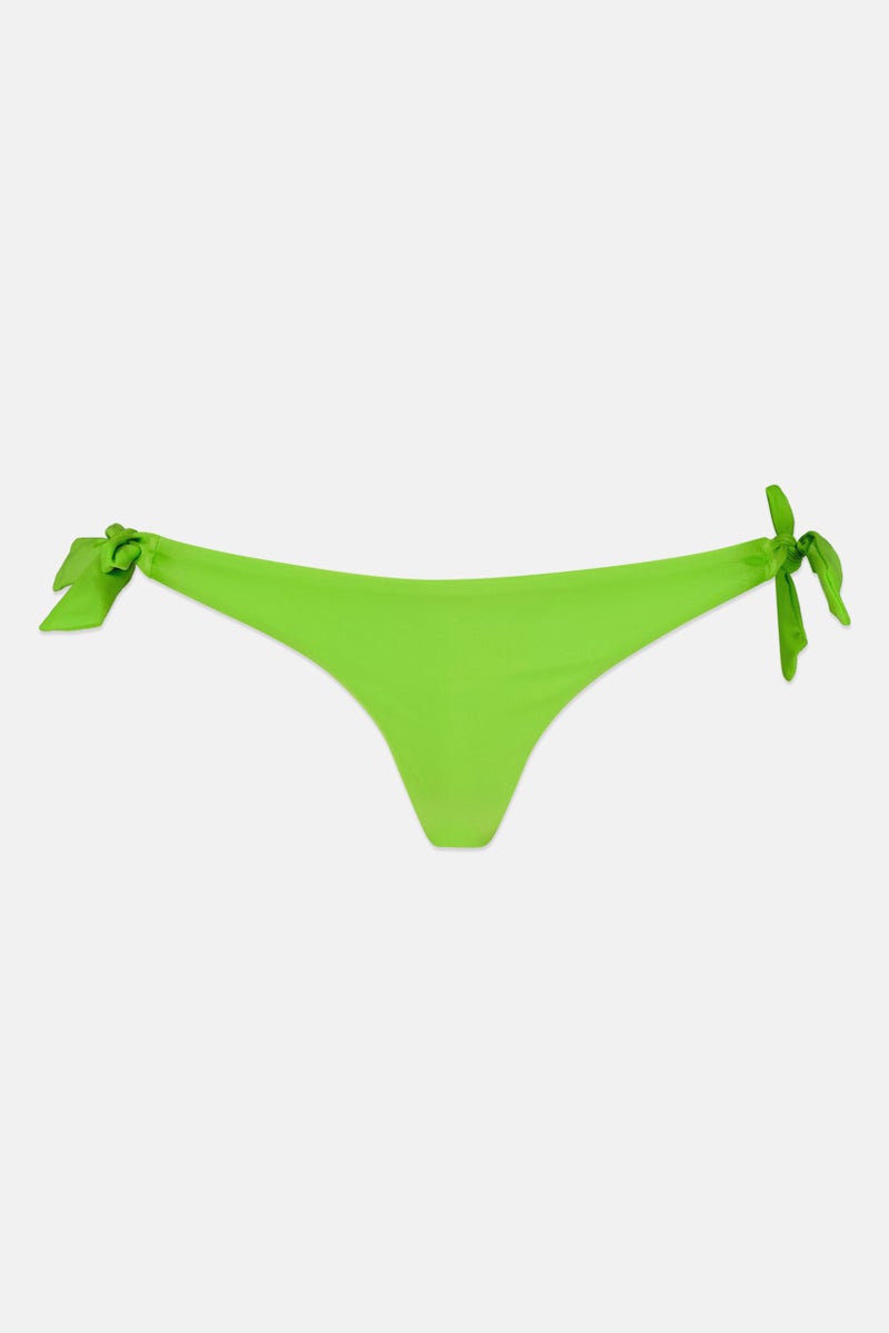 Lefties Women Solid Bikini Bottom, Green - Image 2