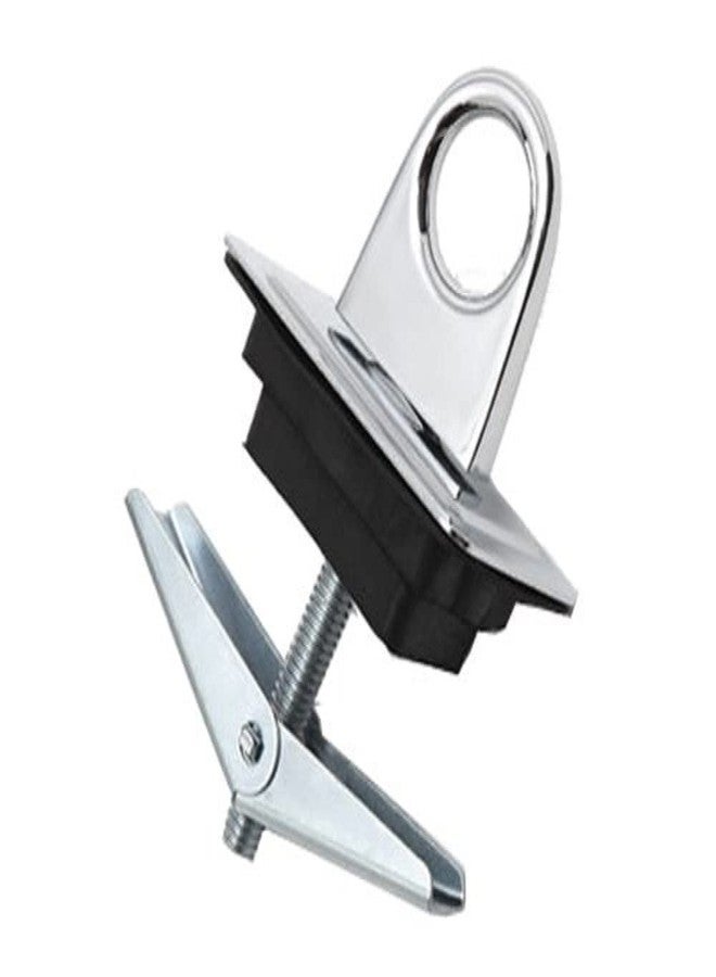 برو جريب نقطة تثبيت Progrip 810220 لنقل المقطورات وربط صندوق الشاحنة: كروم مع مسمار تبديل (عبوة من قطعتين) - Image 1