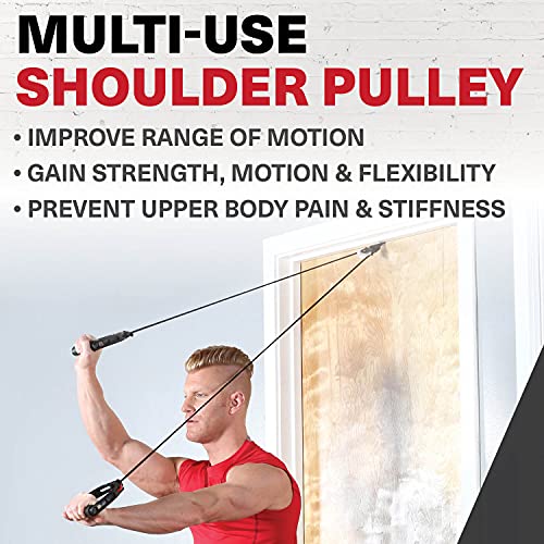 Lifeline Multi-Use Shoulder Pulley for Assisting Rehabilitation and Increasing Flexibility Black, Standard - Image 4