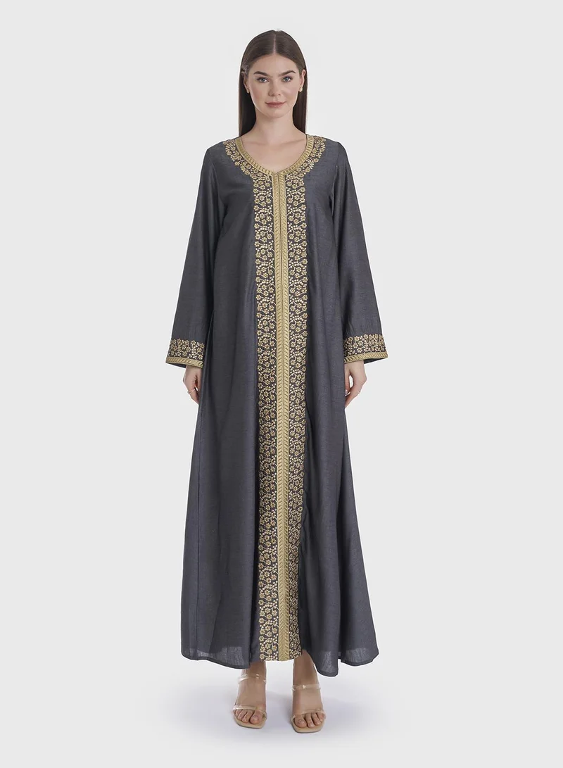 KASHKHA Solid Jalabiya