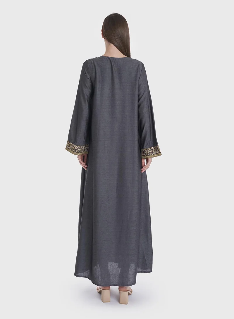 KASHKHA Solid Jalabiya