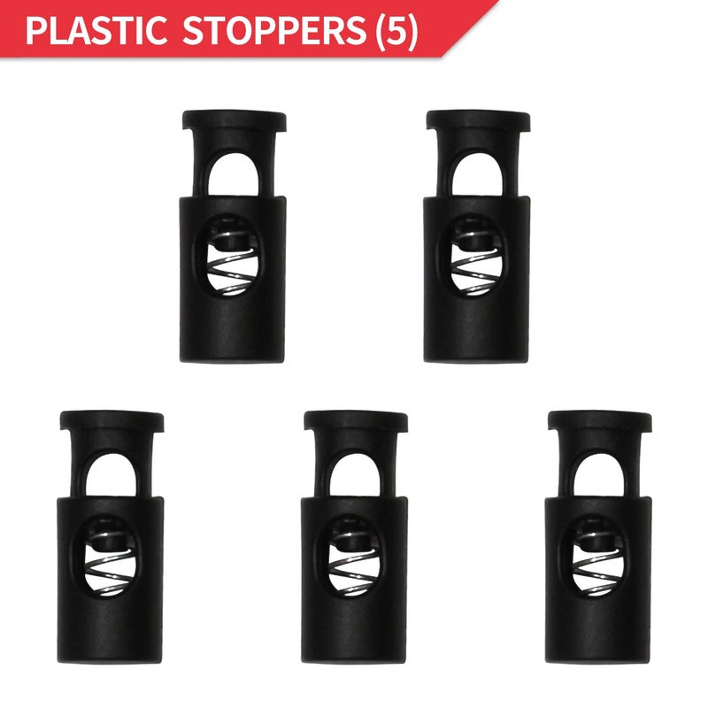 Anley Upgraded Garden Flag Plastic Stopper Stops and Anti-Wind Alligator Clips - Durable & Weather Resistance for 5 Garden Flag Poles Stands - 10 Pieces Set - Image 5