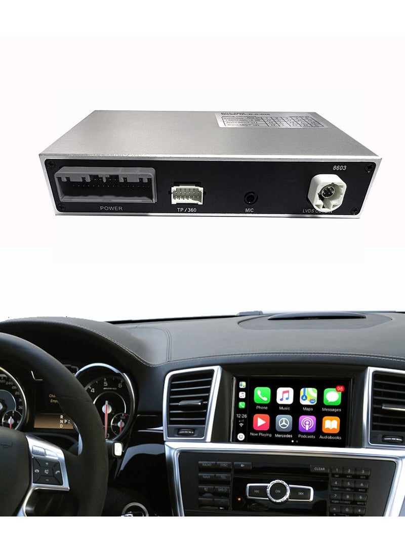 رايموس ترقية الوسائط المتعددة لنظام Raymos Wireless Carplay وواجهة Android Auto لنظام Linux لسيارة Mercedes Benz NTG5.0 - تشغيل الصوت والفيديو المحلي ورسم خرائط الهاتف، ودعم تثبيت نظام AHD الأمامي والخلفي مع كاميرا بانورامية بزاوية 360 درجة - Image 1
