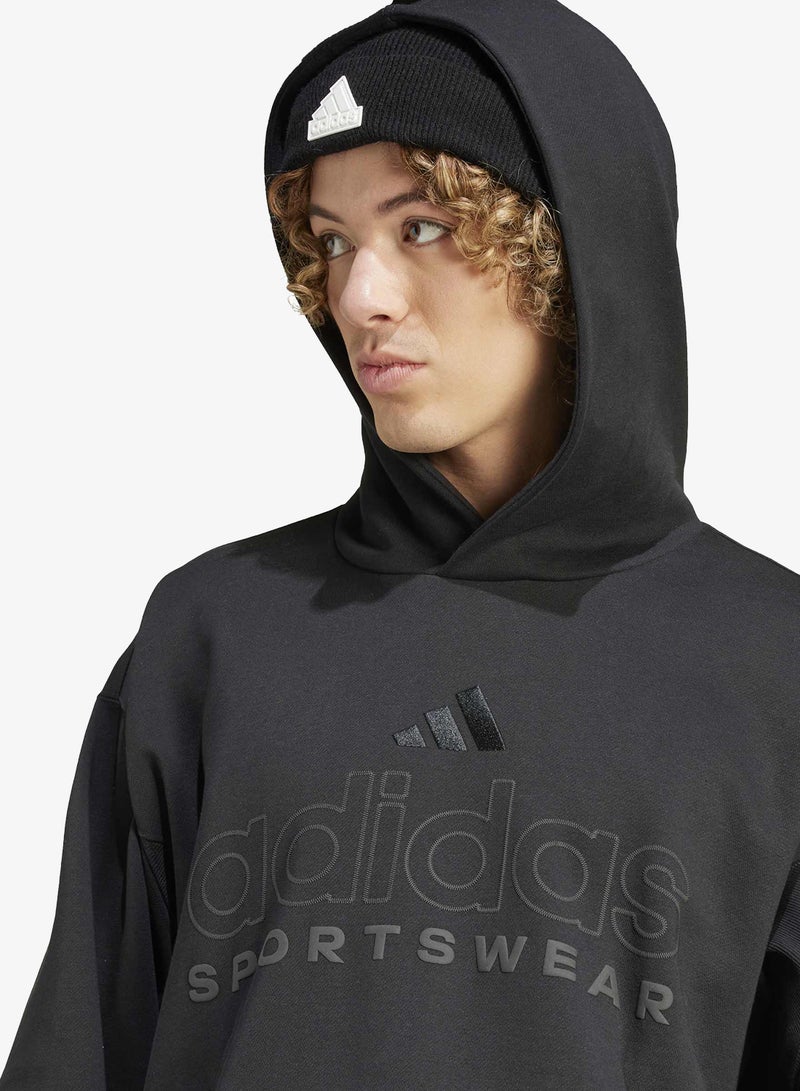 Adidas All Szn Fleece Graphic Hoodie - Image 4
