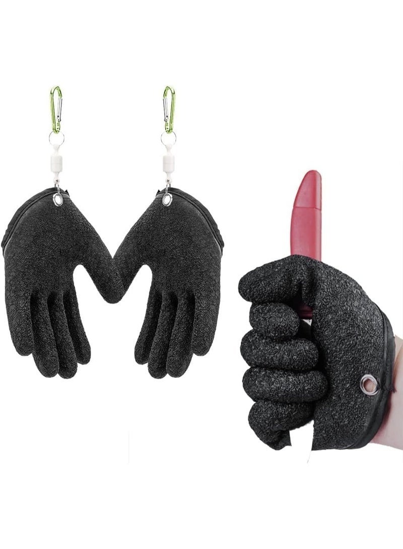 STL Fishing Gloves, Professional Catch Fish Gloves, Waterproof, Non-Slip, Quick-Dry, with Magnet Release - Image 1