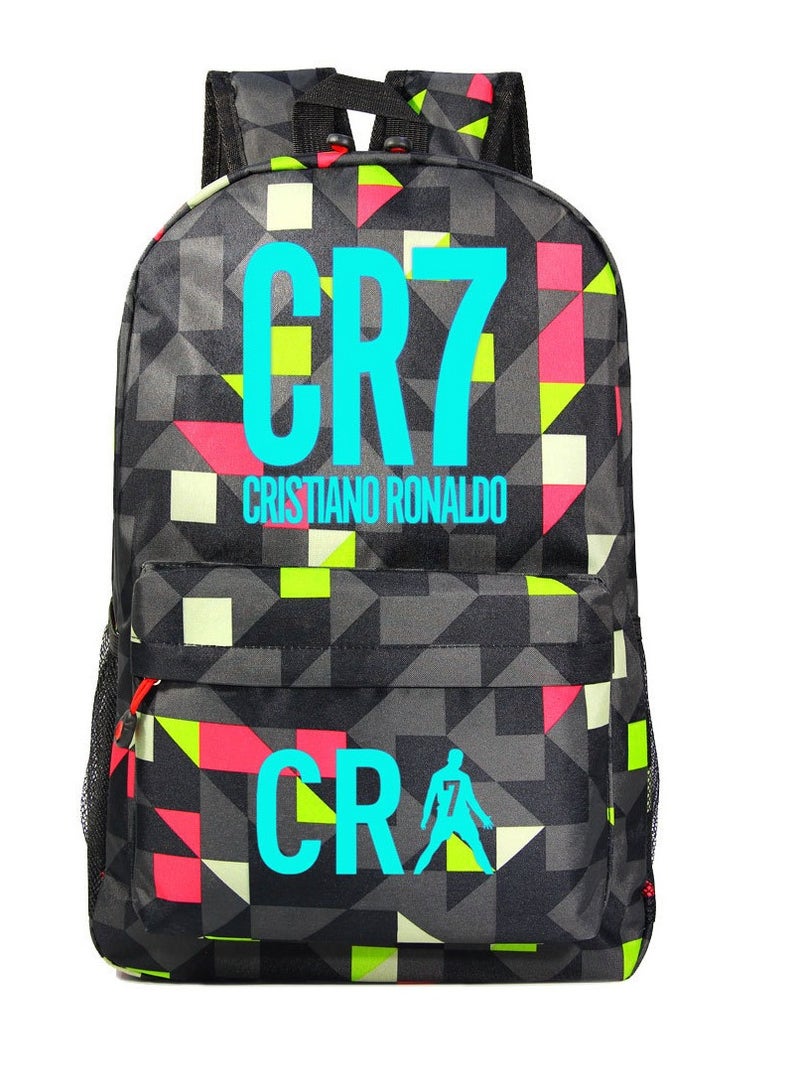CR7 Blue Luminous Youth Casual Backpack