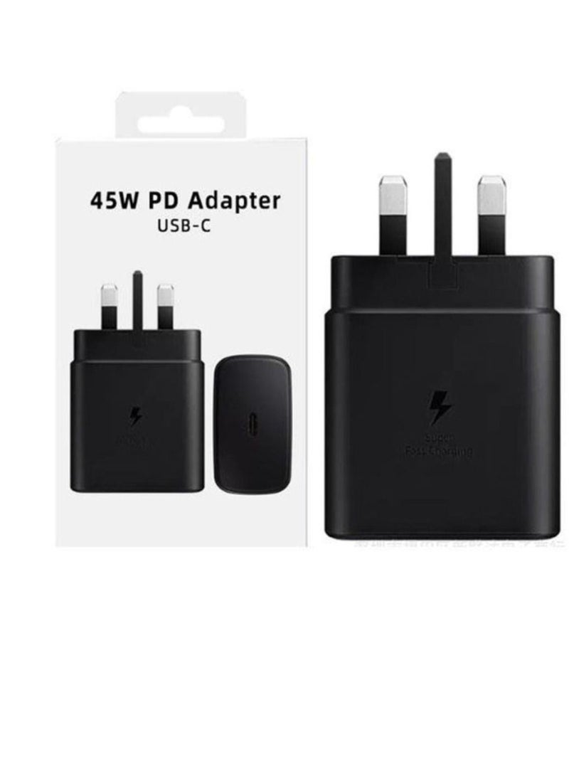 45W USB  C Power Supply Adapter Black - Image 1