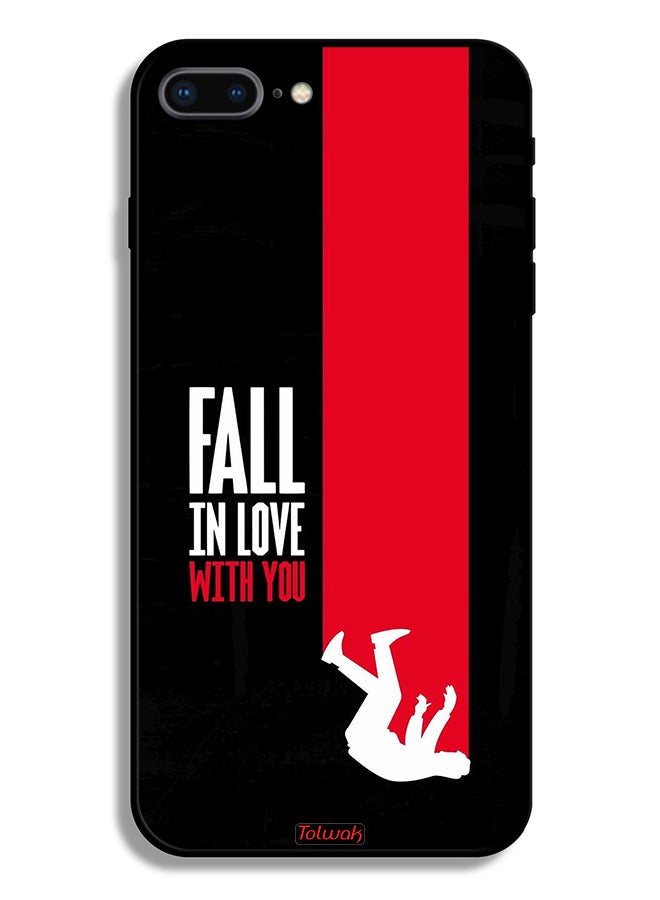 Tolwak Apple iPhone 7 Plus Protective Case Fall In Love With You - Image 2