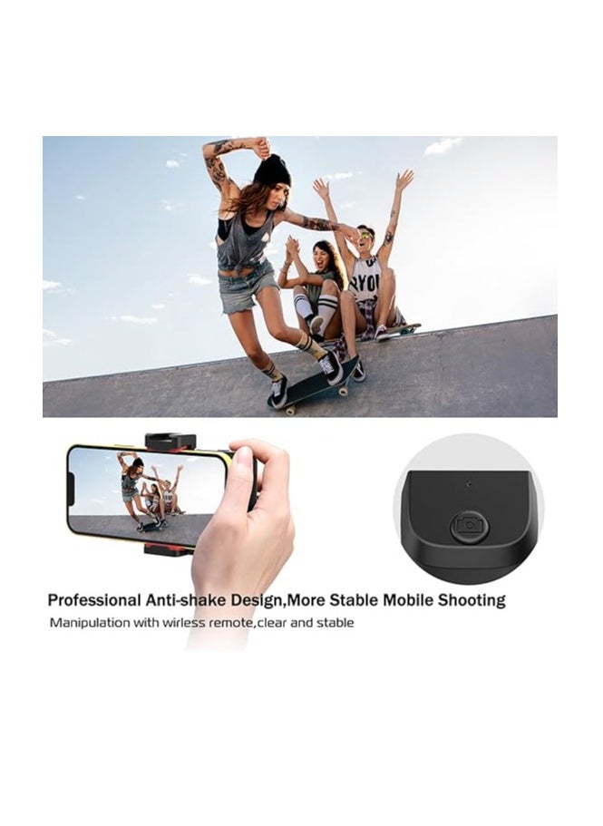 Ulanzi - ULANZI CG02 Ungraded Smartphone Camera Shutter Handle Grip w Detachable Wireless Bluetooth Remote Control,Three-Gear Adjustable Fill Light for iPhone Samsung Google OnePlus Phones Video/Photo Shooting - Image 1