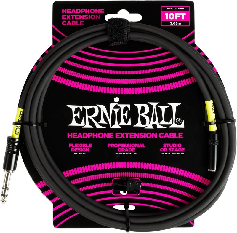 Ernie Ball 10ft Headphone Extension Cable - Image 1