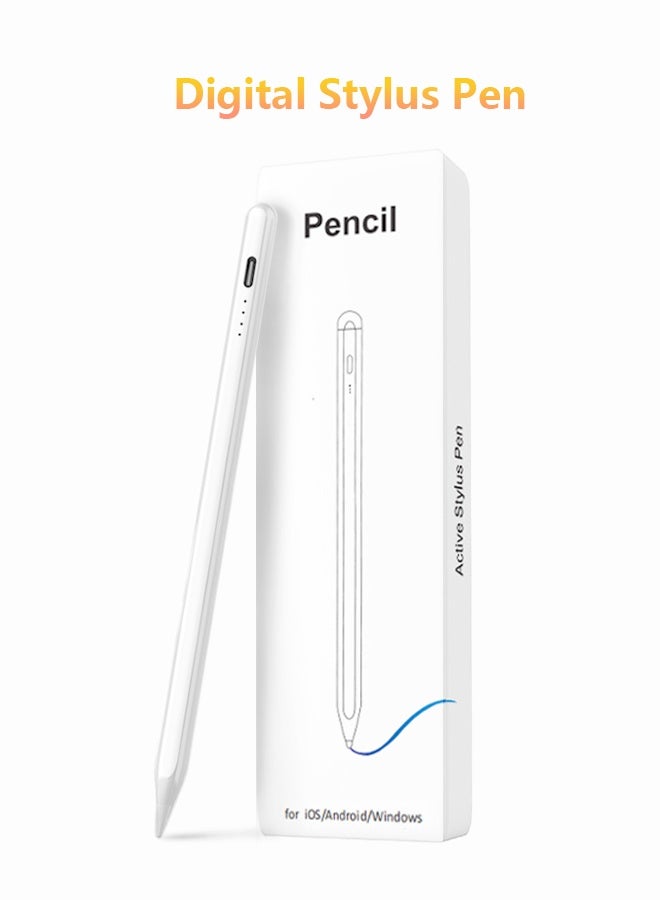 Stylus Pen Compatible with iPad (2018-2024), Android and Windows, for iPad (10/9/8/7/6th), iPad Pro (M4/11/12.9in), iPad Mini (6/5th), iPad Air(M3/M2/5/4/3rd Gen) - Image 1