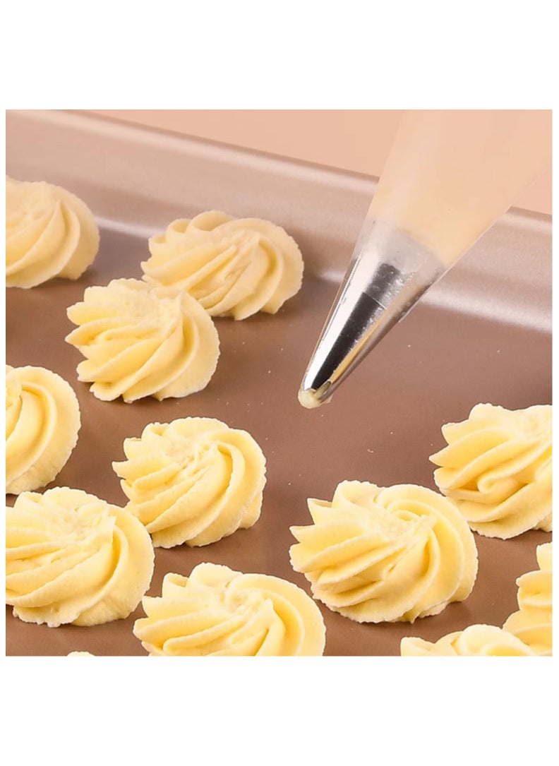 Generic 100 Piece Cake Decorating Disposable Piping Bags, Cake Icing Piping Decorating Tool White  - Image 3