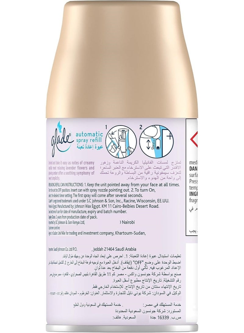 جليد معطر جو أوتوماتيكي برائحة اللافندر والفانيليا، 269 مل - Image 3