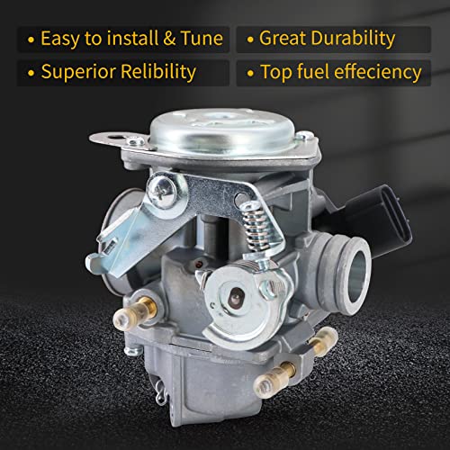 KIPA Carburetor For Ruckus 50 NPS NPS50 NPS50S AC 2008-2019 With Fuel Filter Gas Fuel Petcock Valve & Carbon Dirt Jet Cleaner Tool Kit - Image 3