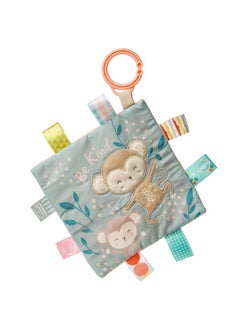 Taggies Crinkle Me Baby Paper and Squeaker Soft Toy, 6.5 x 6.5-Inches, Be Kind Monkey