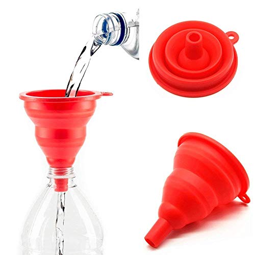FOMQUAZLI Stainless Steel Leak Proof Dispenser Bottle, Glass Cooking Oil & Vinegar Cruet for Kitchen and BBQ Combo(1 Oil Bottle+1 Silicone Funnel+1 Oil Brush Spatula) - Image 4