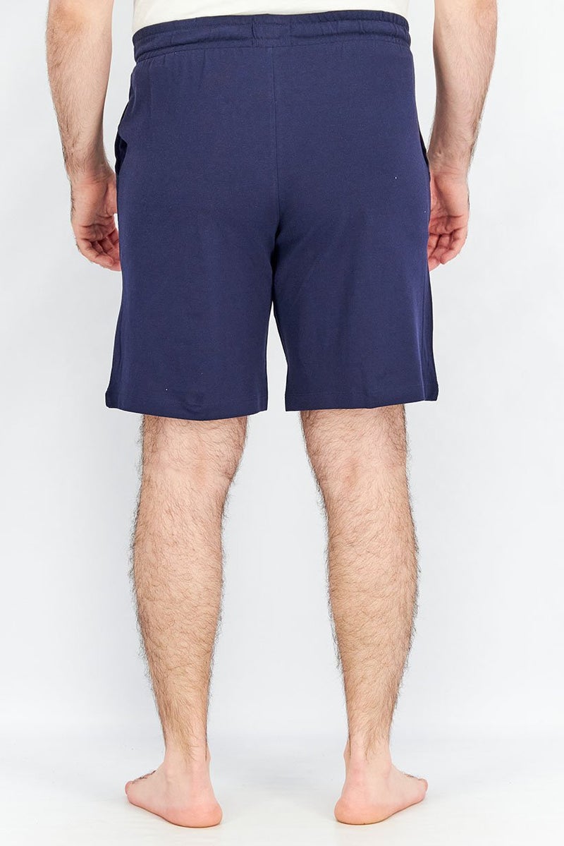 Tchibo Men Pull On Plain Pajama Short, Navy  - Image 3