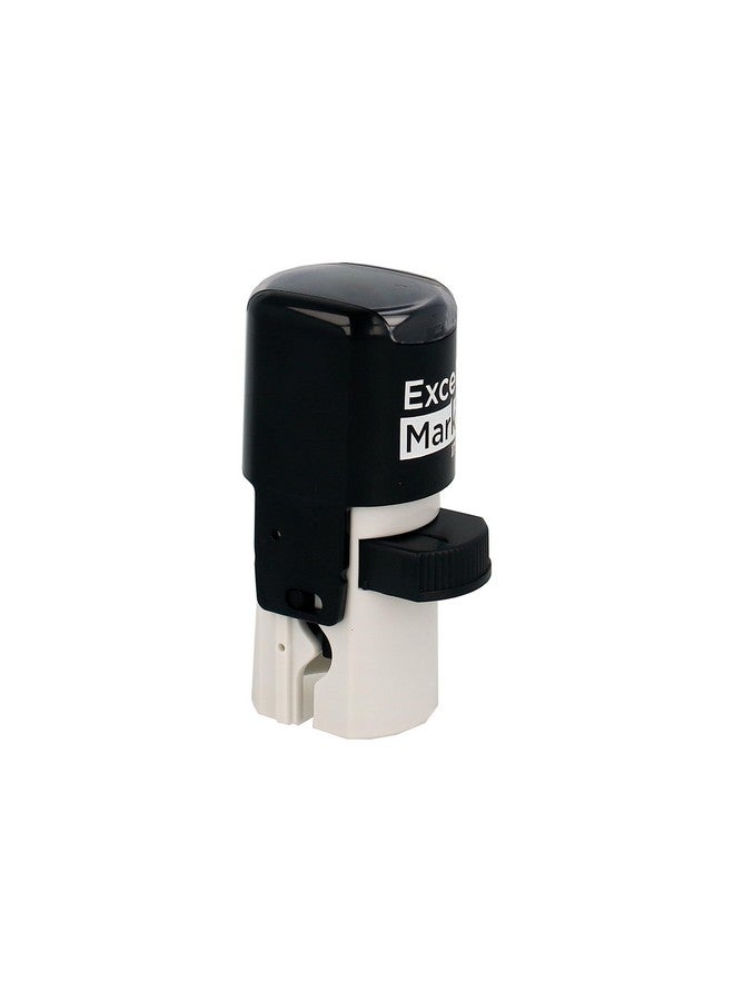 ExcelMark E - Excelmark Self-Inking Round Teacher Stamp - Red Ink  - Image 4
