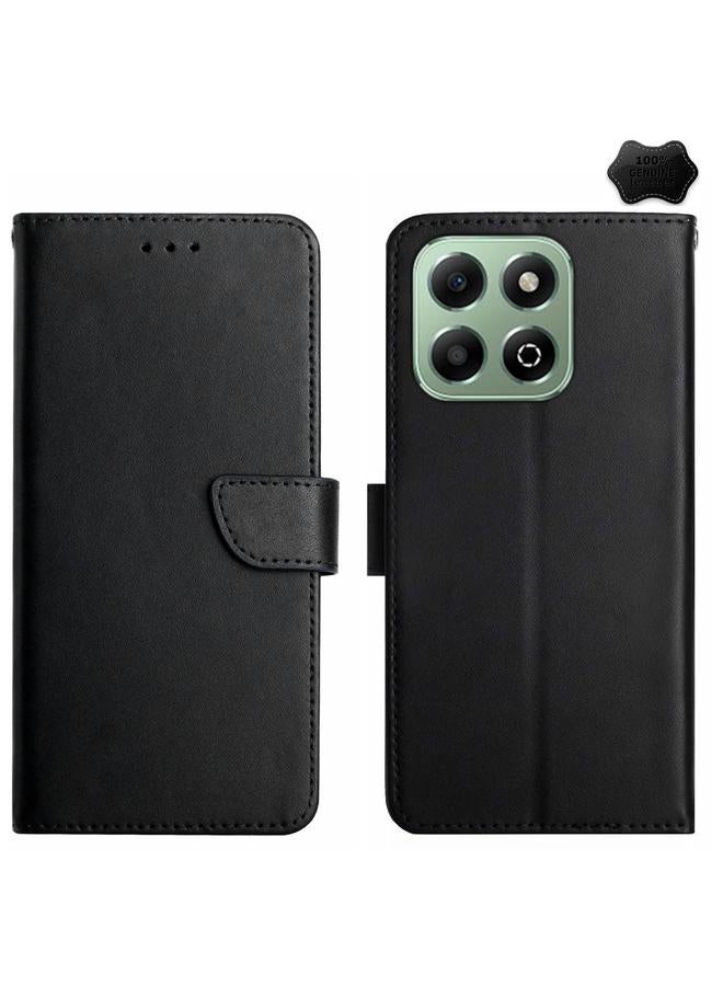 S-TOP Case For Honor 200 Smart Global HT02 Genuine Leather Fingerprint-proof Flip Phone Case - Image 1