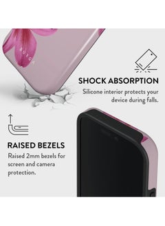 BURGA iPhone 16 Pro Max Case, 2 Piece Hard Shell + TPU Interior, Shock Absorption, All Port Accessible, Raised Bezel For Screen & Camera Protection, Never Fading HQ Print, Fragile Beauty  - Image 4