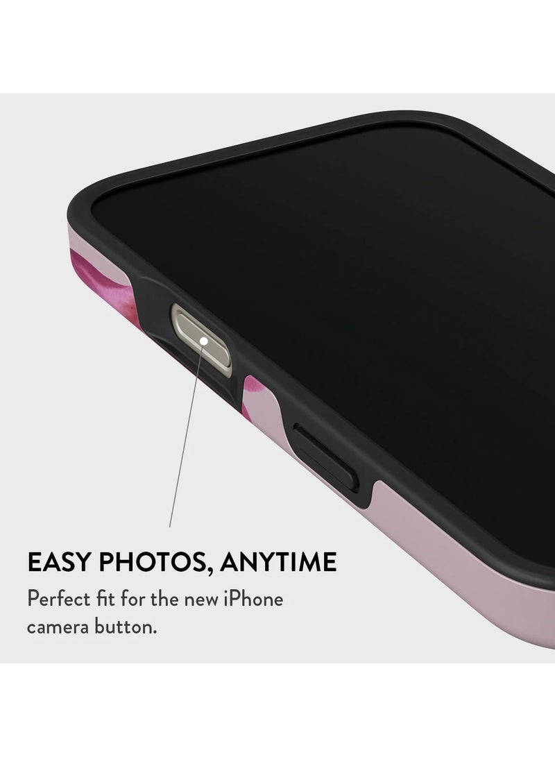 BURGA iPhone 16 Pro Max Case, 2 Piece Hard Shell + TPU Interior, Shock Absorption, All Port Accessible, Raised Bezel For Screen & Camera Protection, Never Fading HQ Print, Fragile Beauty - Image 5