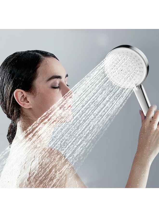 ALASEEL High-Pressure Handheld Shower Head Set - Includes Flexible Hose and Wall Mount Holder, Premium Chrome Finish Modern Design. - Image 4