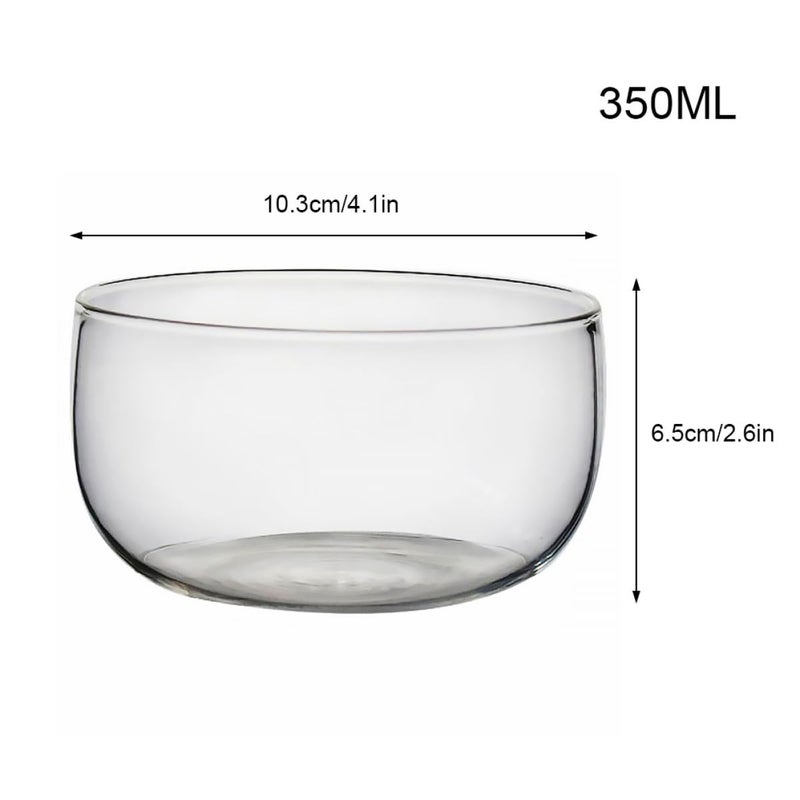 Borosilicate Glass Salad Bowl 300Ml Heatproof Serving Bowl For Fruits Vegetables Storage - Image 3