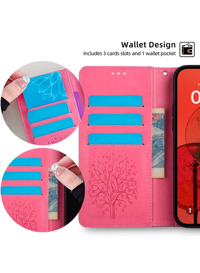 S-TOP Case For OnePlus 11 Tree & Deer Embossed Leather Phone Case - Image 4