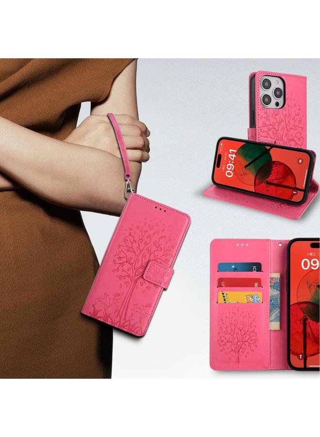 S-TOP Case For OnePlus 11 Tree & Deer Embossed Leather Phone Case - Image 2