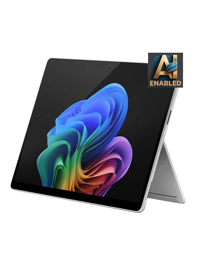 كمبيوتر Surface Pro Copilot+ مقاس 13 بوصة (الإصدار الحادي عشر، Platinum، Wi-Fi فقط) 32 جيجابايت/1 تيرابايت