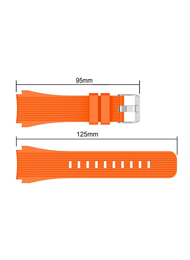 Voberry Silicone Replacement Band For Samsung Galaxy Watch Orange - Image 1