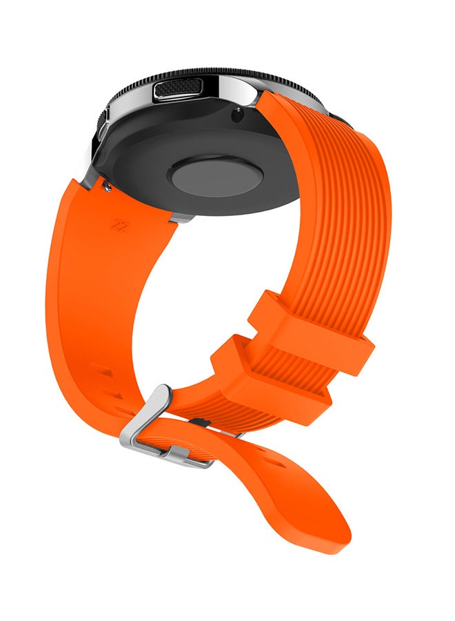 Voberry Silicone Replacement Band For Samsung Galaxy Watch Orange - Image 4