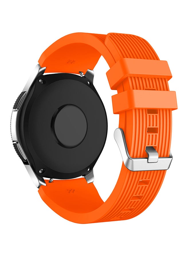 Voberry Silicone Replacement Band For Samsung Galaxy Watch Orange - Image 2