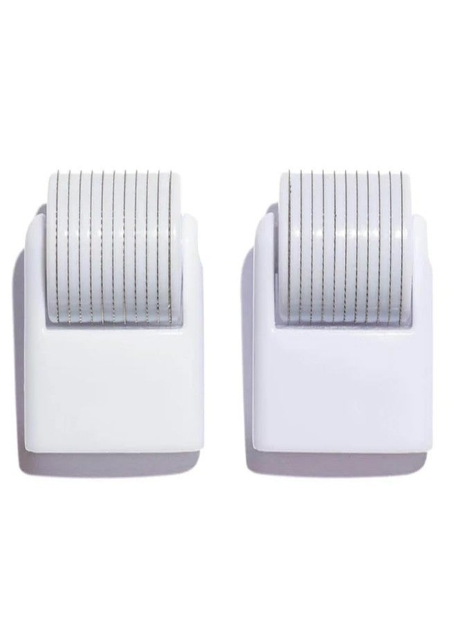 StackedSkincare Microneedling Refill Heads (2-Pack) – 0.2mm Stainless Steel Tips – Gentle At-Home Exfoliation & Skin Renewal – for Use with StackedSkincare Microneedling Tool - Image 1