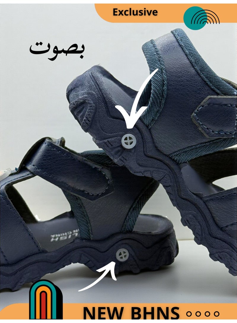 stylish Baby shoes with sound - Baby shoes with sound - Baby sandals with whistle | Sole with whistle, shoes and sandals that make noise for girls and boys, baby girl shoes and comfortable sandal slippers, baby shoes with sound in modern designs and suitable for children's gifts - Image 2